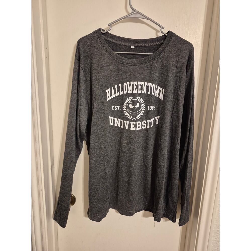 Halloween Town Nightmare Before Christmas Long Sleeve Shirt-Size 2X-NWT